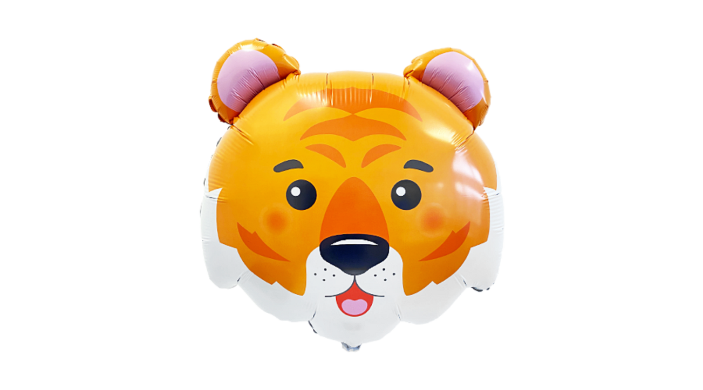 Folienfigur Tigerkopf 56 cm
