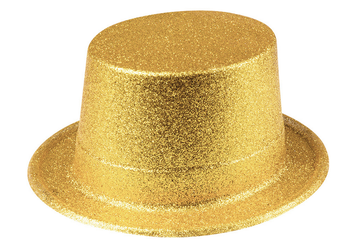 Hut Glitter gold