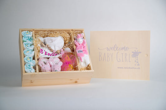 Geschenkbox Welcome Baby Girl