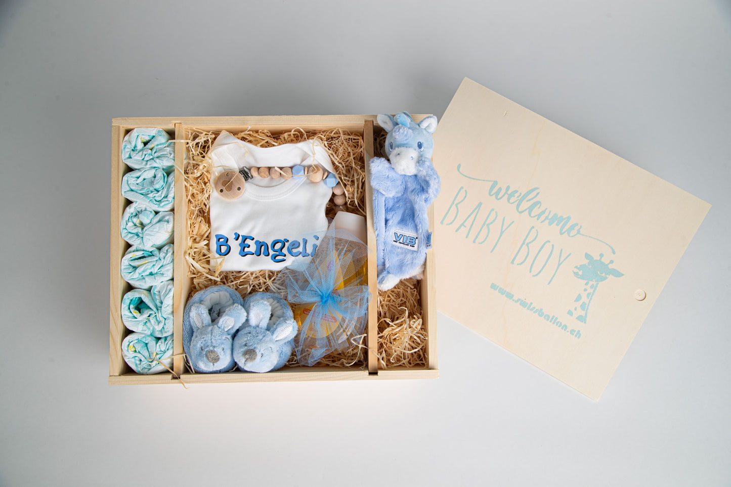 Geschenkbox Welcome Baby Boy