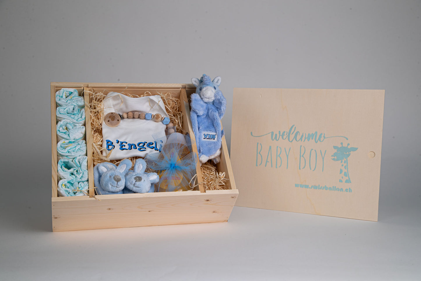 Geschenkbox Welcome Baby Boy
