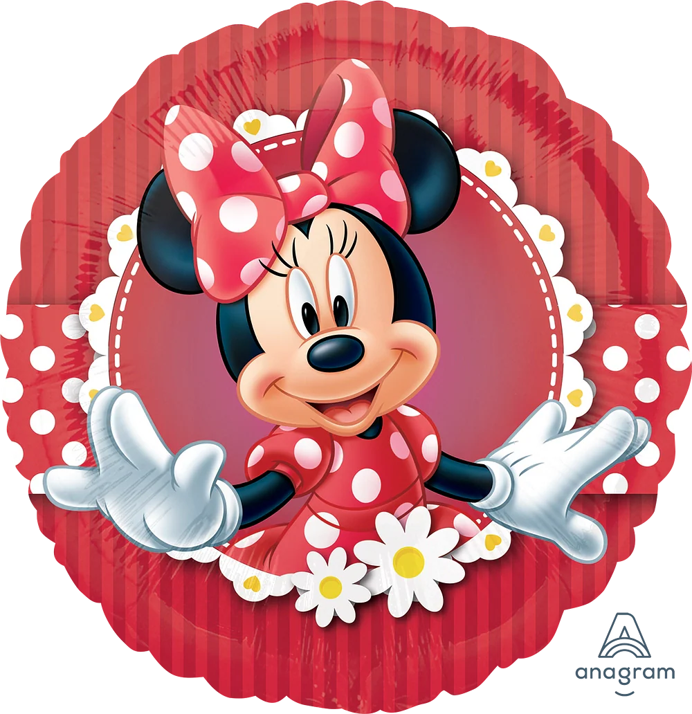 Folienballons Minnie Maus Portrait ⌀ 38 cm