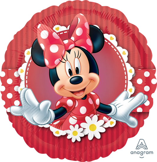 Folienballons Minnie Maus Portrait ⌀ 38 cm