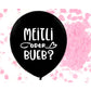 Gender Reveal Ballon Meitli Ø 55 cm mit Konfetti ROSA   (einzel verpackt / ungefüllt)