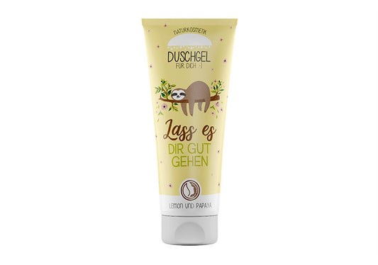 Naturkosmetik Duschgel 200ml Zitronen und süssem Papayas Duft