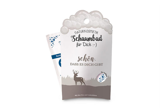 Schaumbad für Dich mit Aloe Vera und Lindenblüten