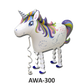 Air Walker Unicorn / EInhorn 68 cm lang