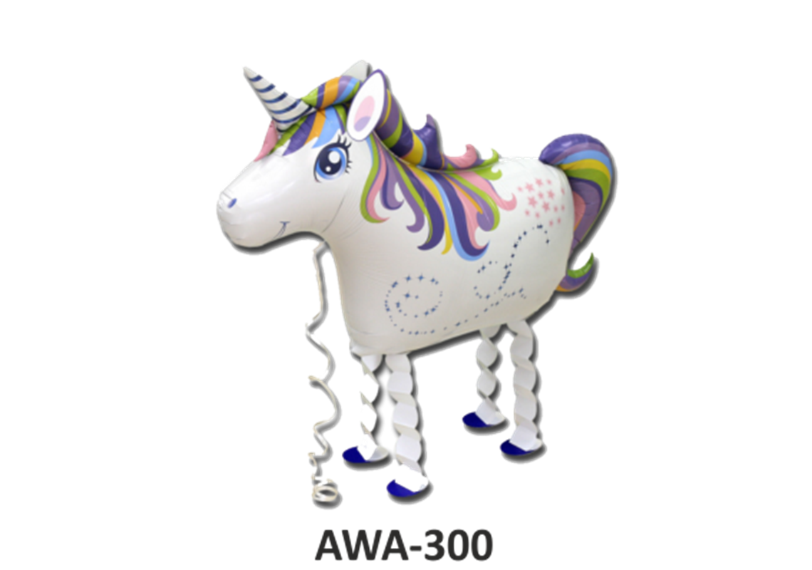 Air Walker Unicorn / EInhorn 68 cm lang