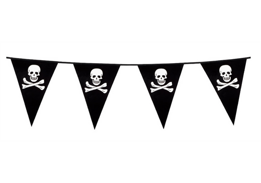 Wimpelkette 6m Piraten
