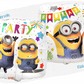 Folienballon Geburtstag / Minion Party Ø 38 cm