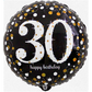 Folienballon Geburtstag / Happy Birthday 30 Ø 38 cm
