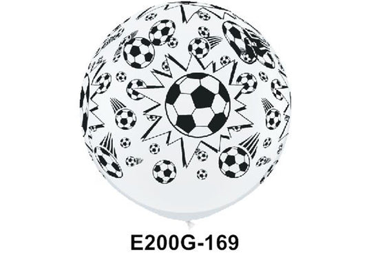 Riesen-Rundballons FUSSBÄLLE Ø 90 cm