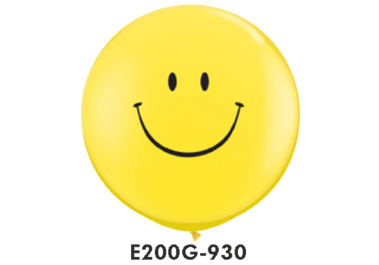Riesen-Rundballons SMILEY Ø 90 cm
