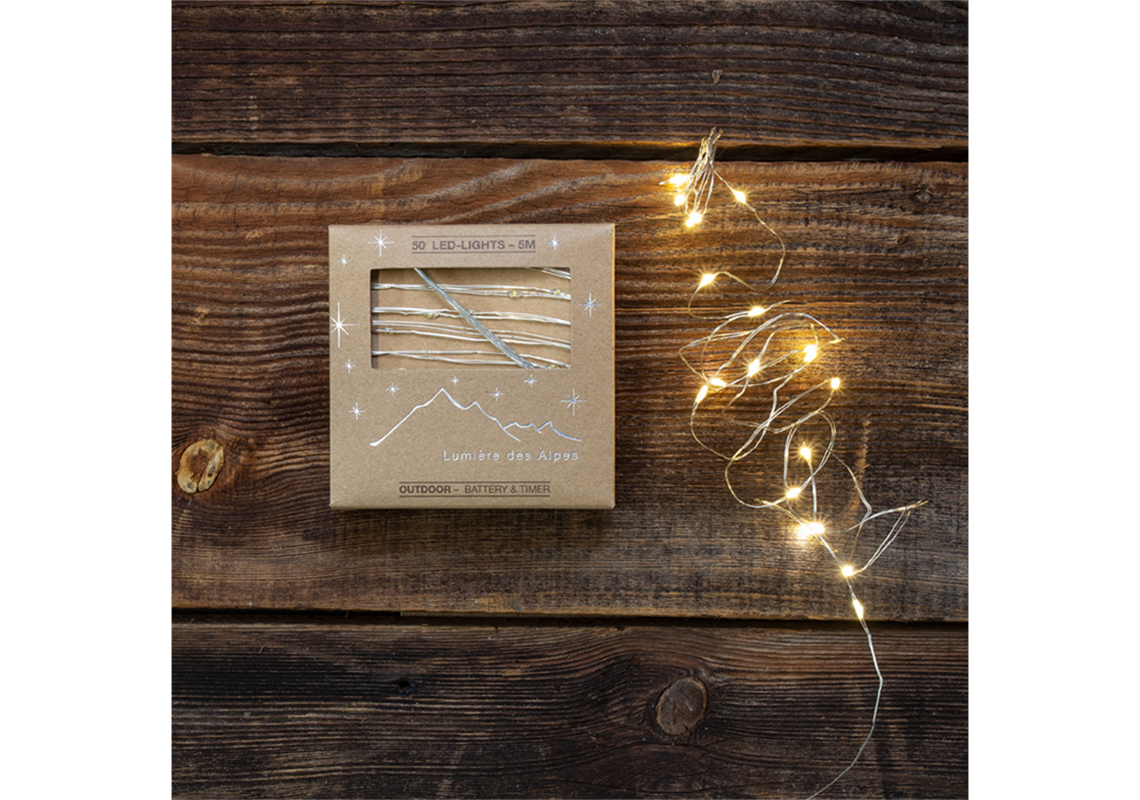 LED Lichterkette 5M (50 LED) Batteriebetrieb