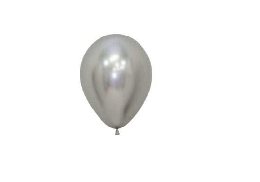 Ballon Ø 15 cm CHROM SILBER