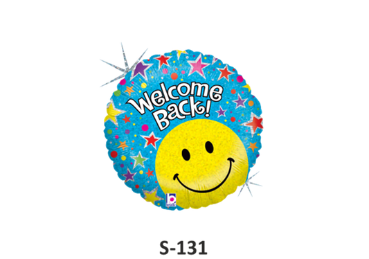 Folienballons ⌀ 38 cm Welcome back