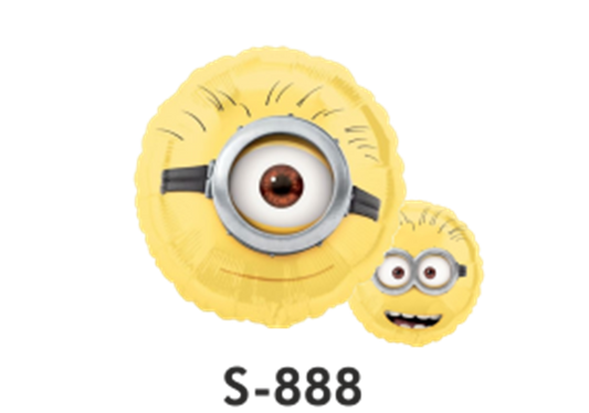 Folienballons Minion ⌀ 38 cm