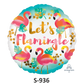Folienballons ⌀ 38 cm Let's flamingle