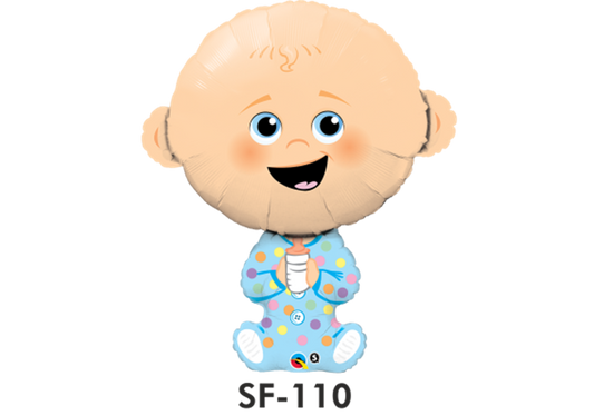 Geburt Folienfigur Baby Boy 97 cm