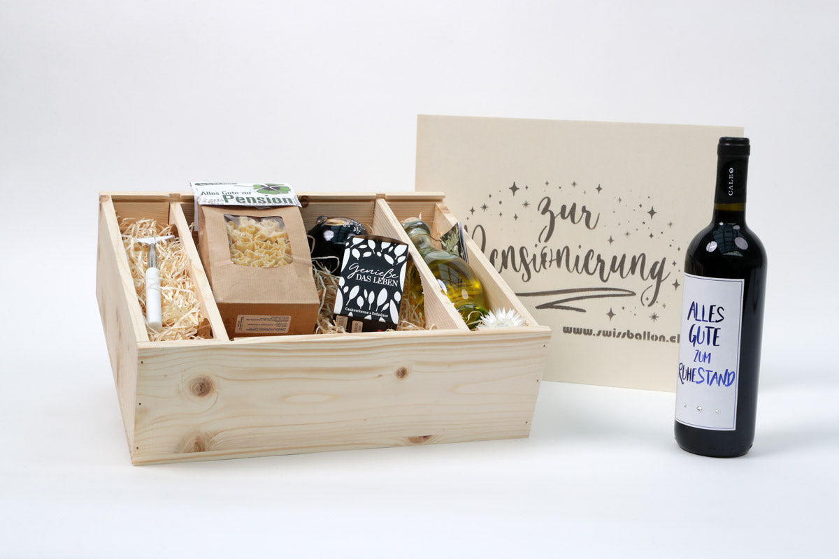 Geschenkbox Zur Pensionierung