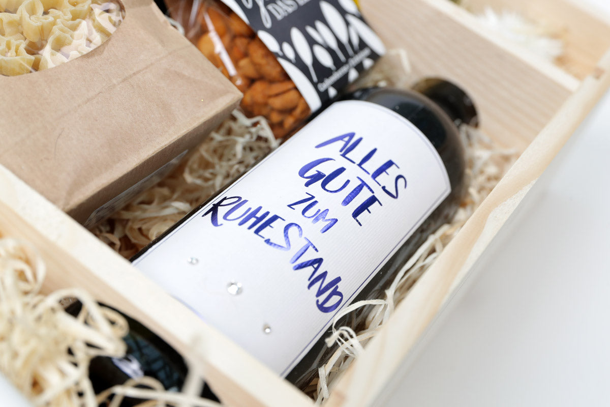 Geschenkbox Zur Pensionierung