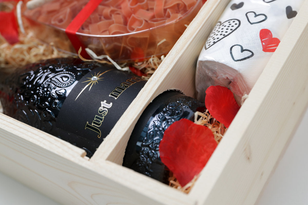 Geschenkbox Mr. & Mrs. / Hochzeit