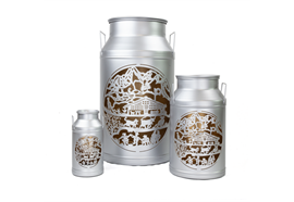 Milchkannen Laterne - LE CHALET SILBER