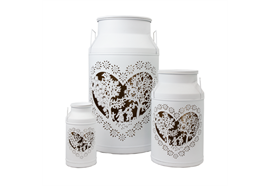 Milchkannen Laterne - LES AMOUREUX LIGNE BLANCHE